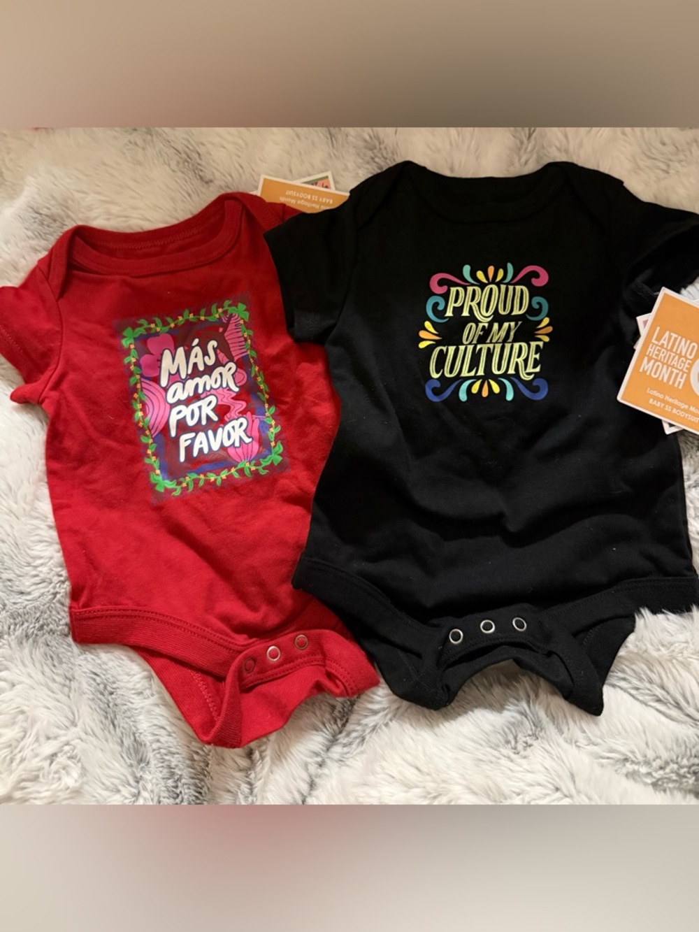 Target Kids Latino Heritage Month Cultural Graphic One-Piece Bodysuits